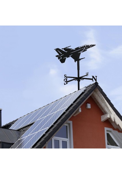 Metal Weathervan Hava Dövüşü Açık Ahır Sahne Çatı Monte (Yurt Dışından)