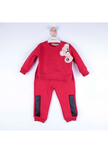 Kız Eşofman Takım 9-36 Ay 0000401 Kırmızı