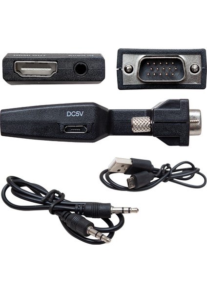 Powermaster PM-4276 Audıo Çıkışlı VGA To HDMI Çevirici Adaptör modelleri