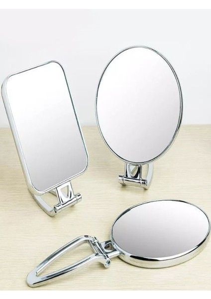 Çift Taraflı Büyüteçli Makyaj Aynası Masa Üstü Aynası Krom Ayaklı Ayna Masa Aynası El Aynası fiyatları