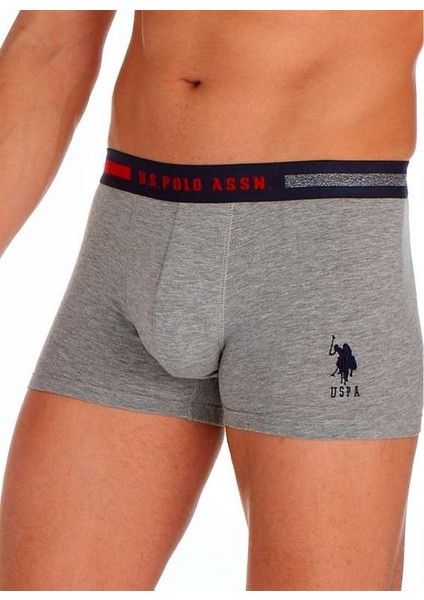 Yazılı Lacivert Gri Beyaz 3'lü Pamuklu Likralı Erkek Boxer fiyatları