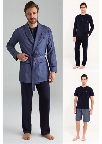 Lacivert Robdöşambr 5'li Damat Çeyiz Seti fiyatları