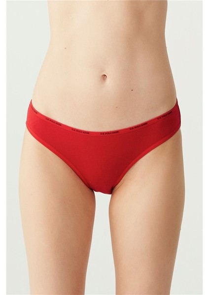5'li Paket Kadın Düşük Bel Slip Pamuklu Karışık Renkli