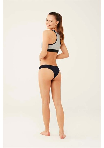 Kadın Siyah Beyaz Ten Kırmızı Somon 5 'li Brazilian Slip fiyatları