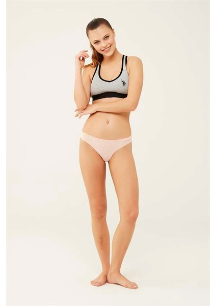 Kadın Siyah Beyaz Ten Kırmızı Somon 5 'li Brazilian Slip fırsatları