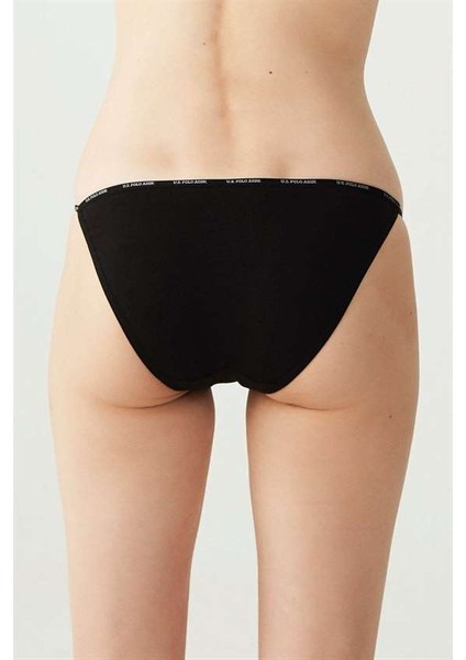 Siyah Beyaz Ten Ince Kenar 5'li Ekonomik Paket Kadın Slip modelleri