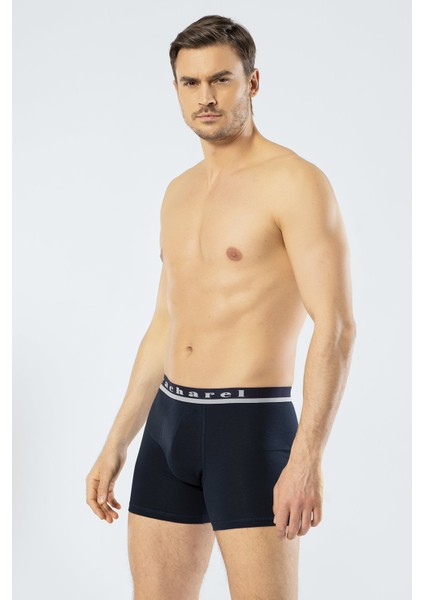 Kemeri Cacharel Yazılı Erkek Boxer, %95 Pamuk %5 Likralı Erkek Boxer