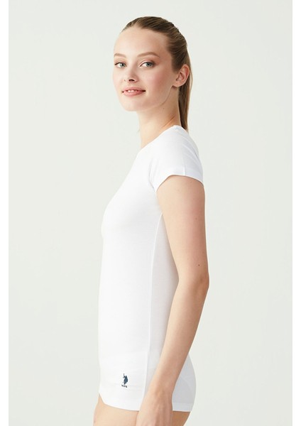 Yuvarlak Yaka Kısa Kol Kadın Basic T-Shirt fiyatları