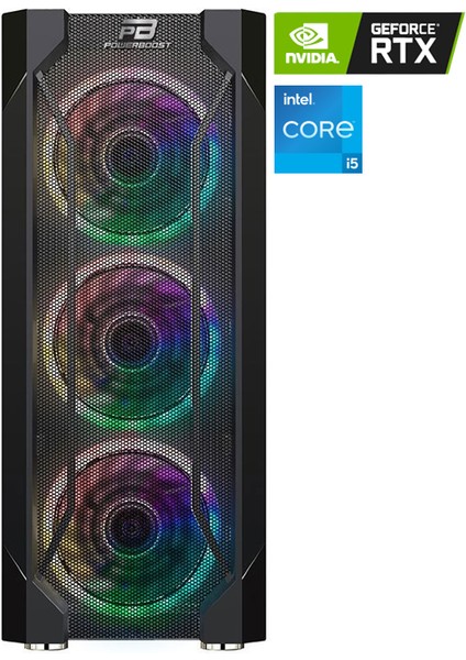 Intel Core I5 12400F / Rtx 3060 12GB / 16GB Ddr4 / 500GB 3500-2500 Mb/s M.2 SSD Frd /3060V4/ Gaming Masaüstü Pc