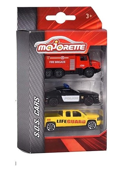 S.o.s Acil Müdahale Araçları Metal Diecast 3'lü Paket 212057261
