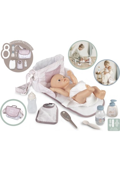 Baby Nurse Oyuncak Bebek Bezi Değiştirme Çantası 220369