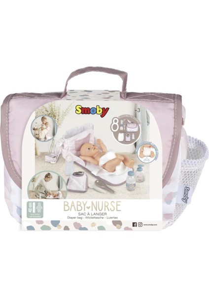 Baby Nurse Oyuncak Bebek Bezi Değiştirme Çantası 220369