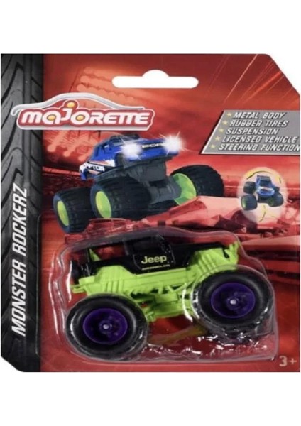 Monster Rockerz Metal Diecast Jeep Wrangler 212057255