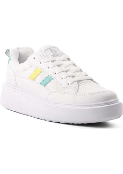 Deren-G Beyaz-Sarı-Yeşil Kadın Sneaker modelleri