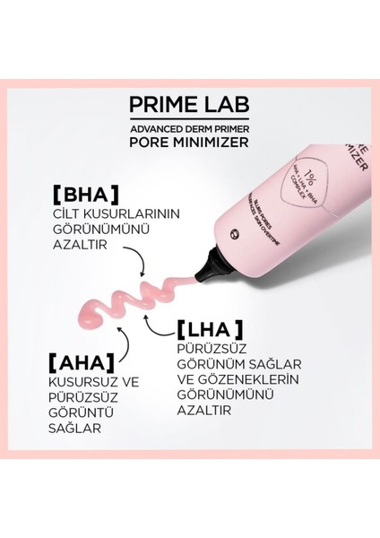 L'Oréal Paris Prime Lab Pore Minimizer Gözenek Küçültücü Aha Ve Bha Içeren Primer