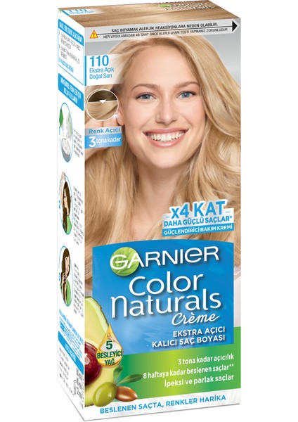 Color Naturals 110 Ekstra Açık Doğal Sarı