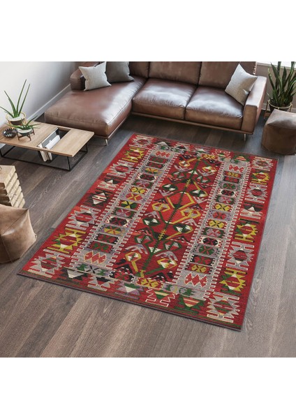 Dekoratif Pamuklu Dokuma Taban Modern Yıkanabilir Leke Tutmaz Ince Makine Dokuması Halı,kilim