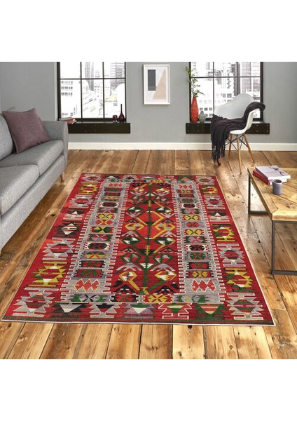 Dekoratif Pamuklu Dokuma Taban Modern Yıkanabilir Leke Tutmaz Ince Makine Dokuması Halı,kilim