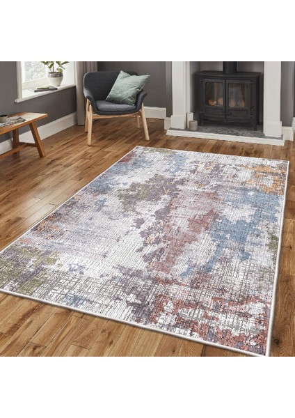 Dekoratif Pamuklu Dokuma Taban Modern Yıkanabilir Leke Tutmaz Ince Makine Dokuması Halı