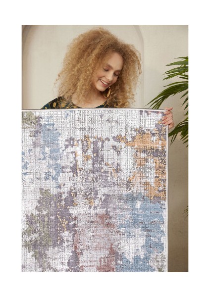 Dekoratif Pamuklu Dokuma Taban Modern Yıkanabilir Leke Tutmaz Ince Makine Dokuması Halı fırsatları