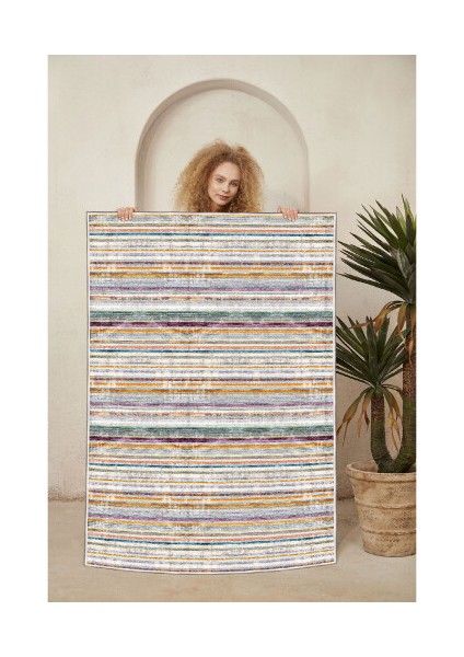 Dekoratif Pamuklu Dokuma Taban Modern Yıkanabilir Leke Tutmaz Ince Makine Dokuması Halı modelleri