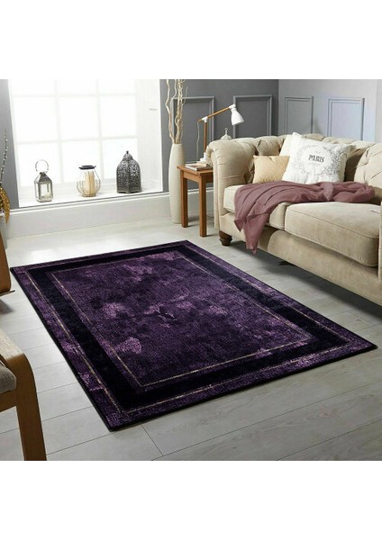 Dekoratif Pamuklu Dokuma Taban Modern Yıkanabilir Leke Tutmaz Ince Makine Dokuması Halı