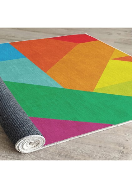 Dekoratif Pamuklu Dokuma Taban Modern Yıkanabilir Leke Tutmaz Ince Makine Dokuması Halı indirimleri