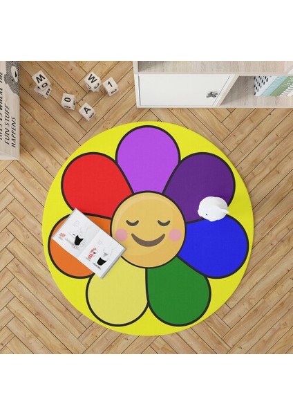 Dekoratif Pamuklu Dokuma Taban Modern Yıkanabilir Leke Tutmaz Ince Makine Dokuması Halı