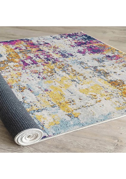 Dekoratif Pamuklu Dokuma Taban Modern Yıkanabilir Leke Tutmaz Ince Makine Dokuması Halı indirimleri