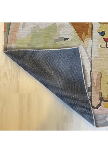 Dekoratif Pamuklu Dokuma Taban Modern Yıkanabilir Leke Tutmaz Ince Makine Dokuması Halı indirimleri