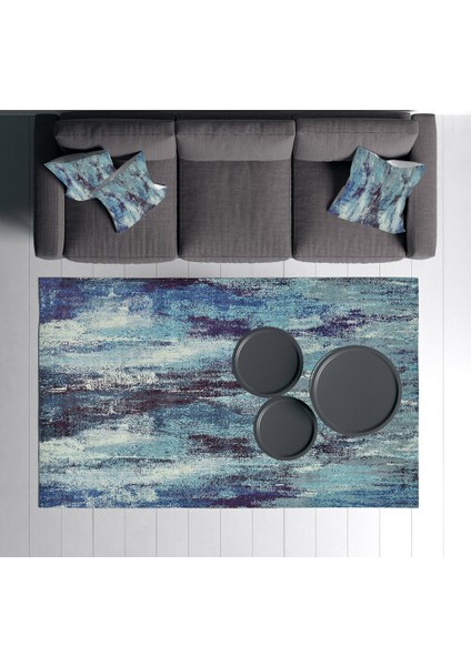 Dekoratif Pamuklu Dokuma Taban Modern Yıkanabilir Leke Tutmaz Ince Makine Dokuması Halı fiyatları