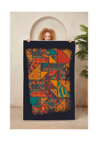 Dekoratif Pamuklu Dokuma Taban Modern Yıkanabilir Leke Tutmaz Ince Makine Dokuması Halı modelleri