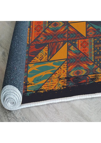 Dekoratif Pamuklu Dokuma Taban Modern Yıkanabilir Leke Tutmaz Ince Makine Dokuması Halı indirimleri