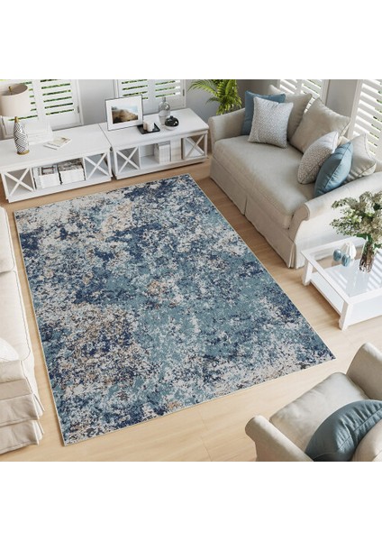 Dekoratif Pamuklu Dokuma Taban Modern Yıkanabilir Leke Tutmaz Ince Makine Dokuması Halı