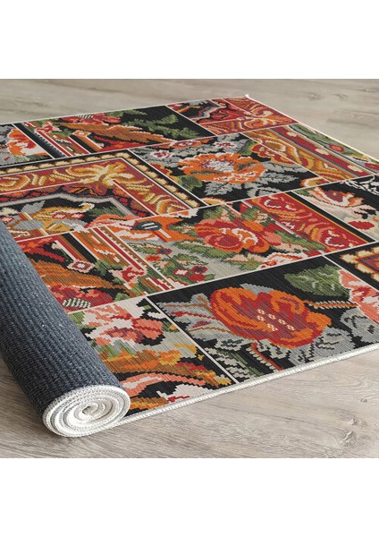 Dekoratif Pamuklu Dokuma Taban Modern Yıkanabilir Leke Tutmaz Ince Makine Dokuması Halı fırsatları