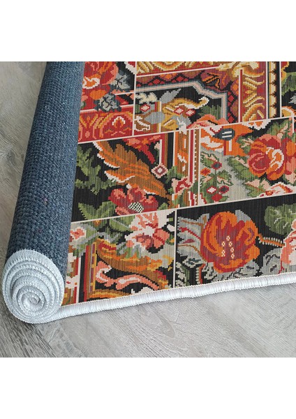 Dekoratif Pamuklu Dokuma Taban Modern Yıkanabilir Leke Tutmaz Ince Makine Dokuması Halı indirimleri