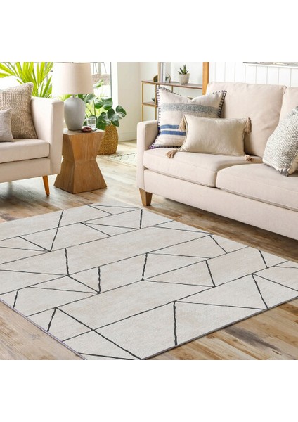 Dekoratif Pamuklu Dokuma Taban Modern Yıkanabilir Leke Tutmaz Ince Makine Dokuması Halı,kilim