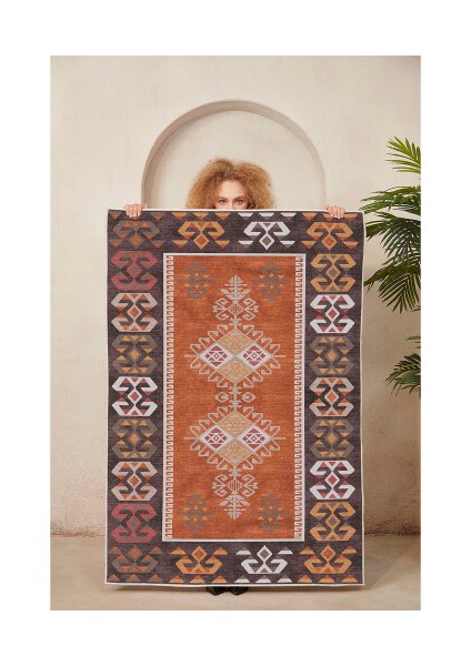 Dekoratif Pamuklu Dokuma Taban Modern Yıkanabilir Leke Tutmaz Ince Makine Dokuması Halı modelleri