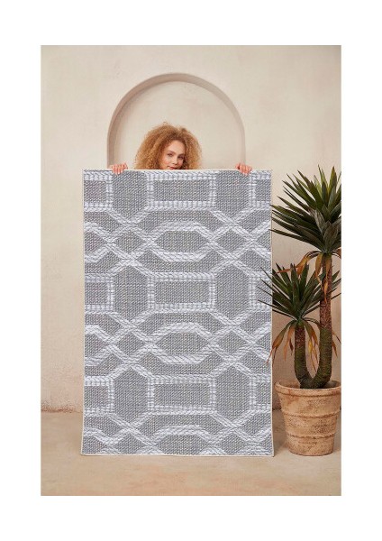 Dekoratif Pamuklu Dokuma Taban Modern Yıkanabilir Leke Tutmaz Ince Makine Dokuması Halı modelleri