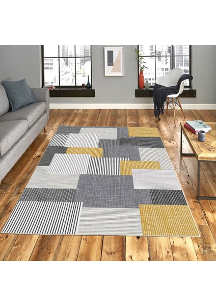 Dekoratif Pamuklu Dokuma Taban Modern Yıkanabilir Leke Tutmaz Ince Makine Dokuması Halı,kilim