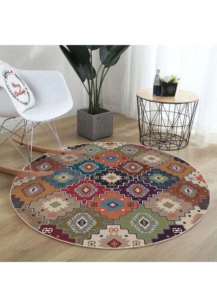 Dekoratif Pamuklu Dokuma Taban Modern Yıkanabilir Leke Tutmaz Ince Makine Dokuması Halı fiyatları