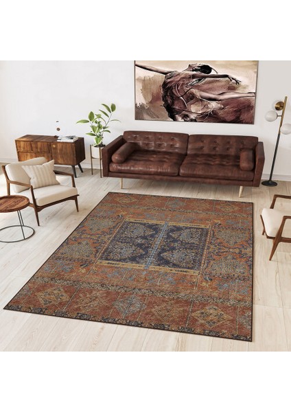 Dekoratif Pamuklu Dokuma Taban Modern Yıkanabilir Leke Tutmaz Ince Makine Dokuması Halı