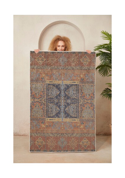 Dekoratif Pamuklu Dokuma Taban Modern Yıkanabilir Leke Tutmaz Ince Makine Dokuması Halı modelleri