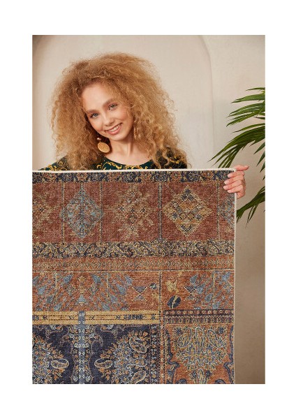 Dekoratif Pamuklu Dokuma Taban Modern Yıkanabilir Leke Tutmaz Ince Makine Dokuması Halı fırsatları