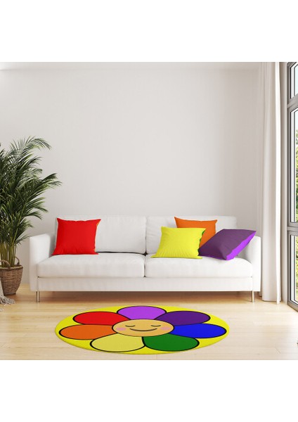 Dekoratif Pamuklu Dokuma Taban Modern Yıkanabilir Leke Tutmaz Ince Makine Dokuması Halı modelleri