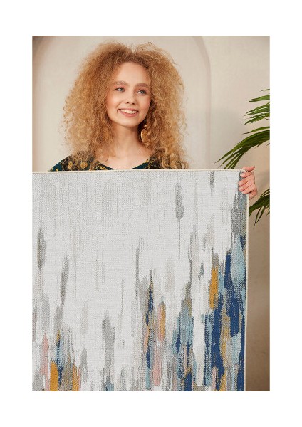 Dekoratif Pamuklu Dokuma Taban Modern Yıkanabilir Leke Tutmaz Ince Makine Dokuması Halı fırsatları