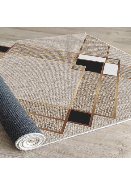 Dekoratif Pamuklu Dokuma Taban Modern Yıkanabilir Leke Tutmaz Ince Makine Dokuması Halı fırsatları