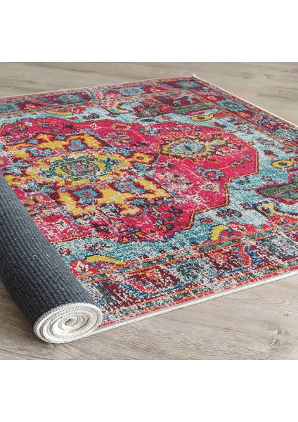 Dekoratif Pamuklu Dokuma Taban Modern Yıkanabilir Leke Tutmaz Ince Makine Dokuması Halı indirimleri