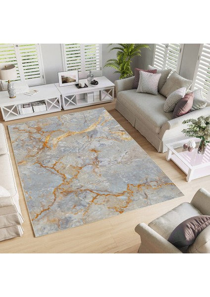 Dekoratif Pamuklu Dokuma Taban Modern Yıkanabilir Leke Tutmaz Ince Makine Dokuması Halı