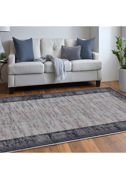 Dekoratif Pamuklu Dokuma Taban Modern Yıkanabilir Leke Tutmaz Ince Makine Dokuması Halı